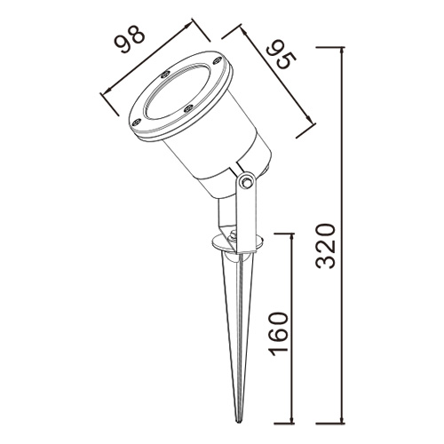 Garden lights outdoor IP65 Lawn lamps GU10 1.jpg