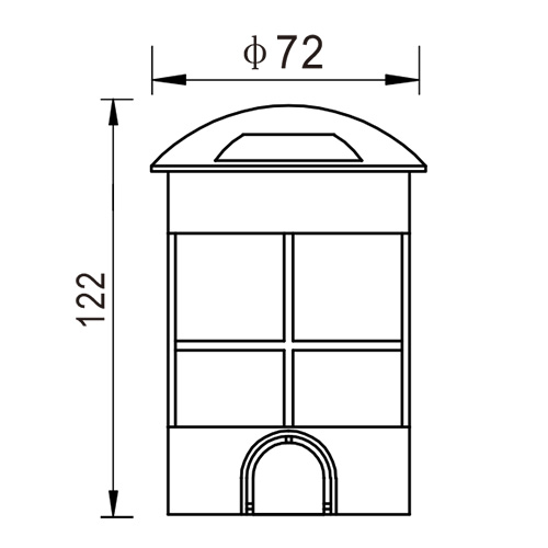 Led Stainless steel Inground lighting 1 window Dia 42526272-4.jpg