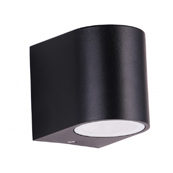 Outdoor wall light fixture up down GU10 lamps