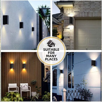 Outdoor wall lighting